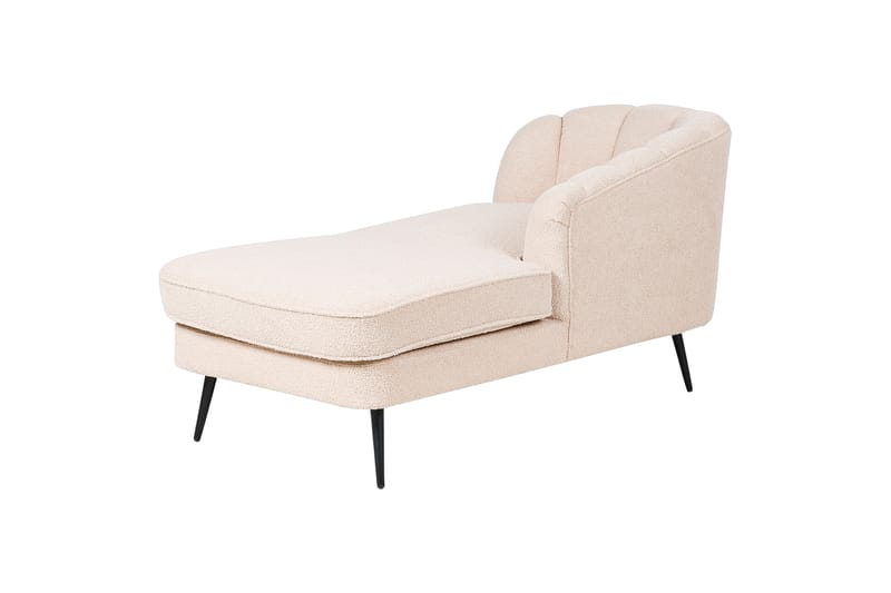 Allier Schäslong 150 cm Vänster - Beige/Svart - Möbler - Vardagsrum - Fåtöljer - Schäslongfåtöljer & divanfåtöljer