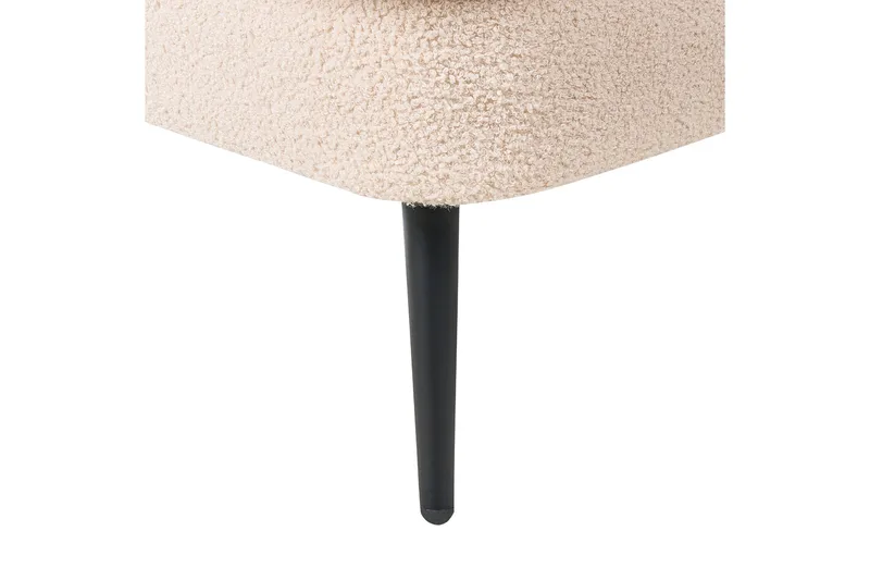 Allier Schäslong 150 cm Vänster - Beige/Svart - Möbler - Vardagsrum - Fåtöljer - Schäslongfåtöljer & divanfåtöljer