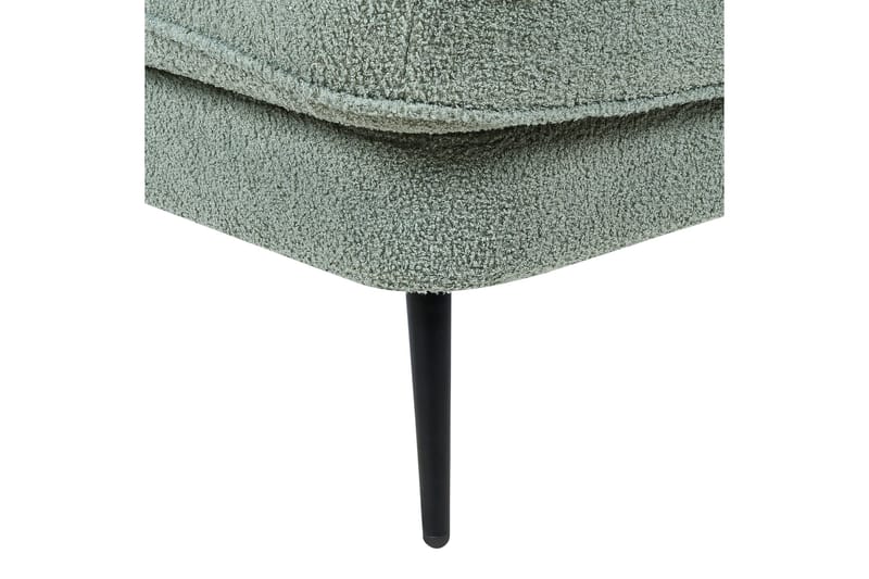 Allier Schäslong 150 cm Vänster - Svart/Grön - Möbler - Vardagsrum - Fåtöljer - Schäslongfåtöljer & divanfåtöljer