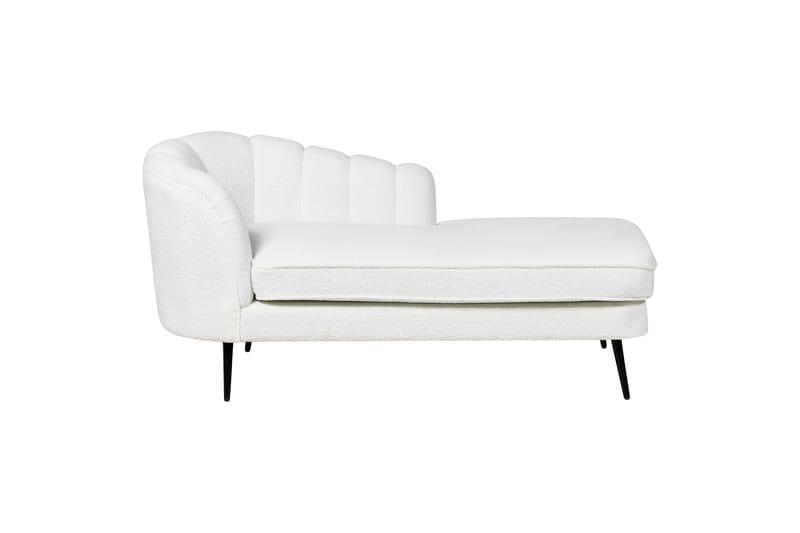 Allier Schäslong 150 cm Vänster - Svart/Vit - Möbler - Vardagsrum - Fåtöljer - Schäslongfåtöljer & divanfåtöljer