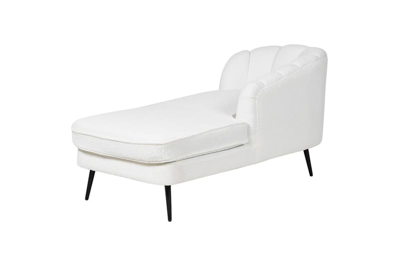 Allier Schäslong 150 cm Vänster - Svart/Vit - Möbler - Vardagsrum - Fåtöljer - Schäslongfåtöljer & divanfåtöljer