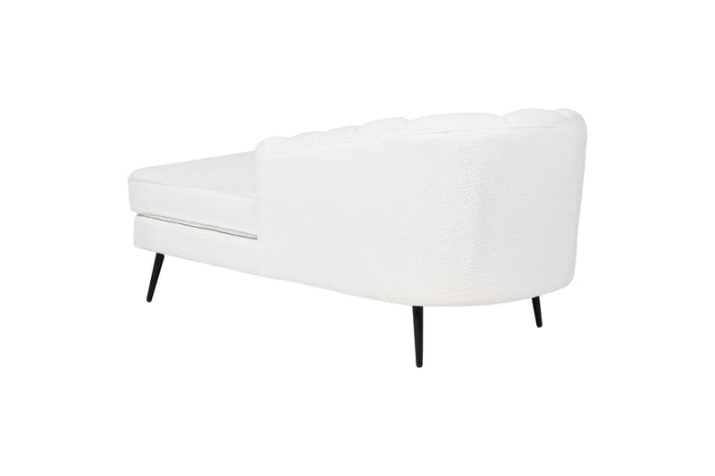 Allier Schäslong 150 cm Vänster - Svart/Vit - Möbler - Vardagsrum - Fåtöljer - Schäslongfåtöljer & divanfåtöljer