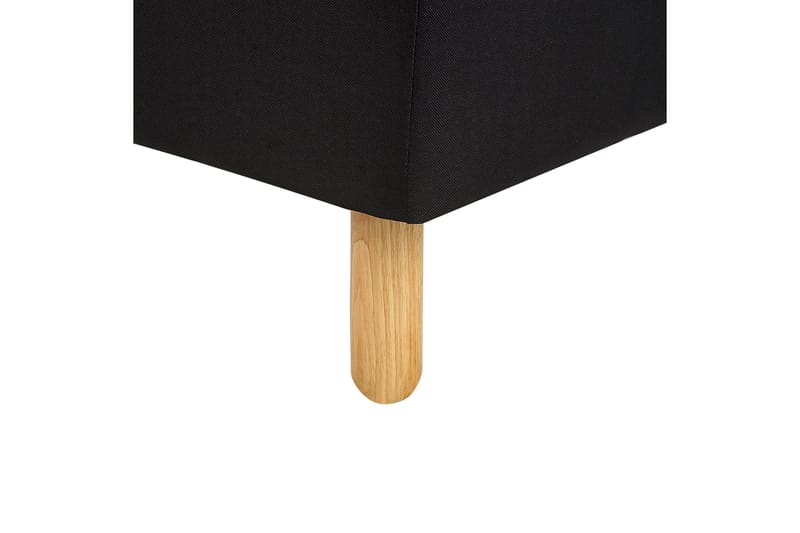 Alsten Schäslong 163 cm - Svart/Ljust trä - Möbler - Vardagsrum - Fåtöljer - Schäslongfåtöljer & divanfåtöljer