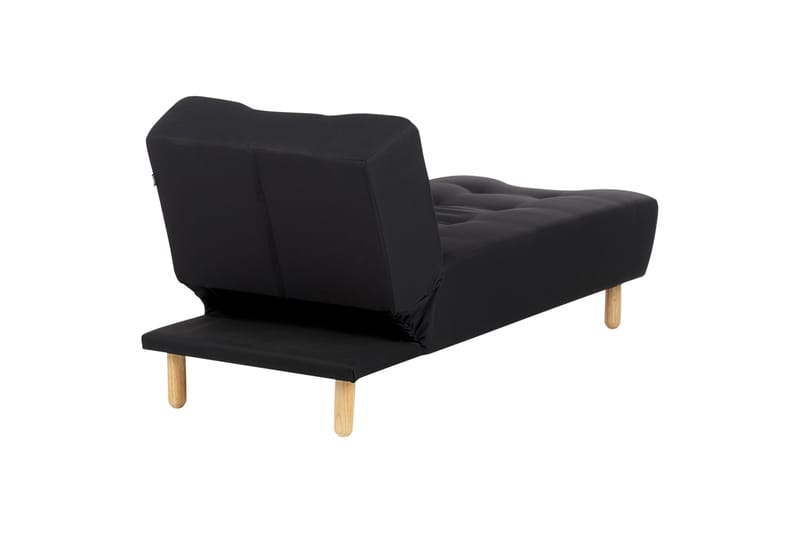Alsten Schäslong 163 cm - Svart/Ljust trä - Möbler - Vardagsrum - Fåtöljer - Schäslongfåtöljer & divanfåtöljer