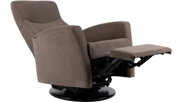 Alvion Hjellegjerde Reclinerfåtölj i tyg - Taupe - Möbler - Vardagsrum - Fåtöljer - Biofåtöljer & reclinerfåtöljer