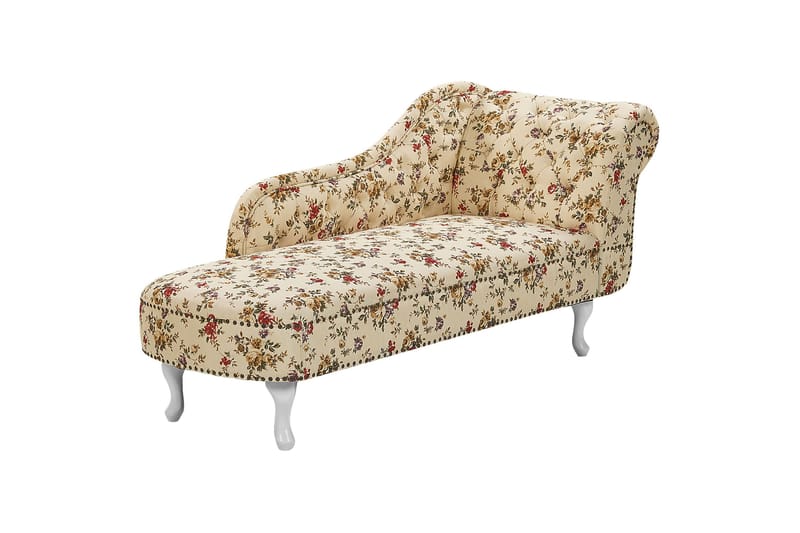 Amardeep Schäslong 169 cm Höger - Beige/Vit/Multifärgad - Möbler - Vardagsrum - Fåtöljer - Schäslongfåtöljer & divanfåtöljer