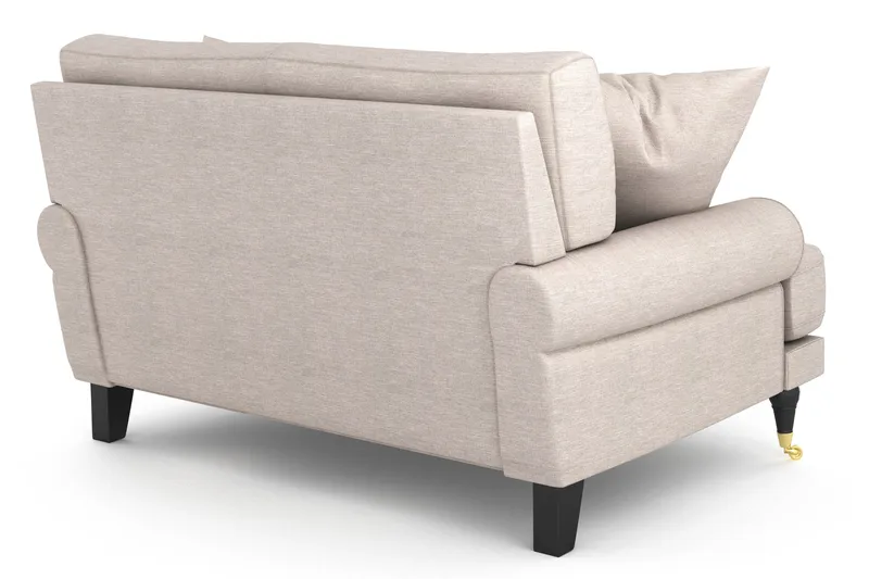 Andrew Loveseat - Beige/Mässing - Möbler - Vardagsrum - Fåtöljer