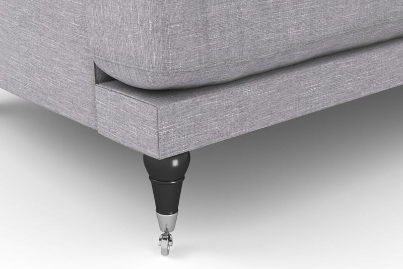 Andrew Loveseat - Ljusgrå/Krom - Möbler - Vardagsrum - Fåtöljer