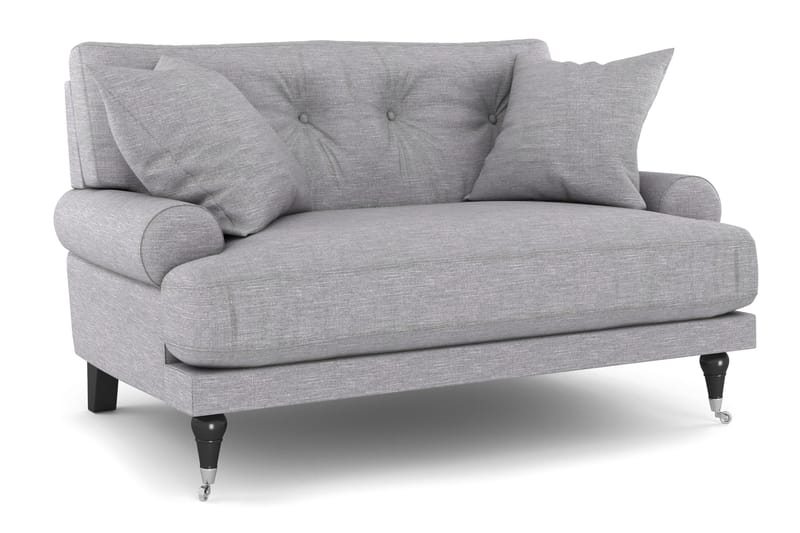 Andrew Loveseat - Ljusgrå/Krom - Möbler - Vardagsrum - Fåtöljer
