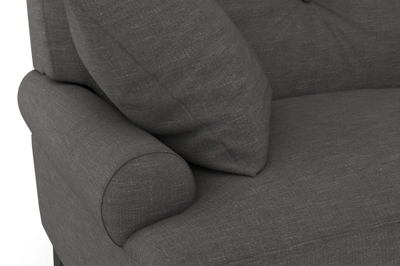 Andrew Loveseat - Mörkgrå/Krom - Möbler - Vardagsrum - Fåtöljer