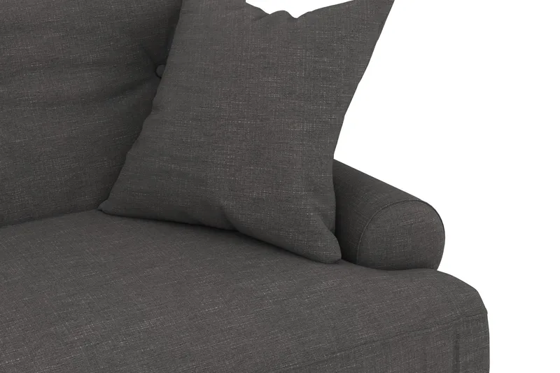 Andrew Loveseat - Mörkgrå/Mässing - Möbler - Vardagsrum - Fåtöljer