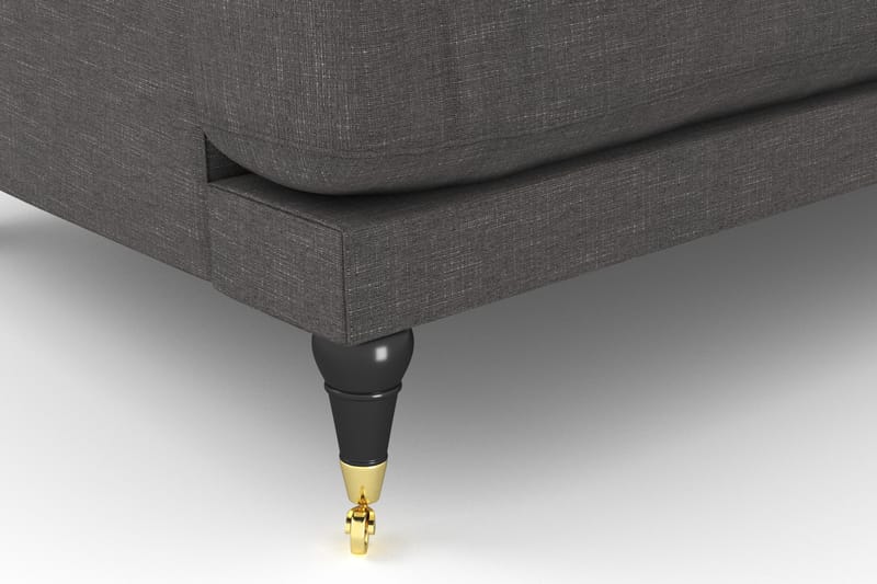 Andrew Loveseat - Mörkgrå/Mässing - Möbler - Vardagsrum - Fåtöljer