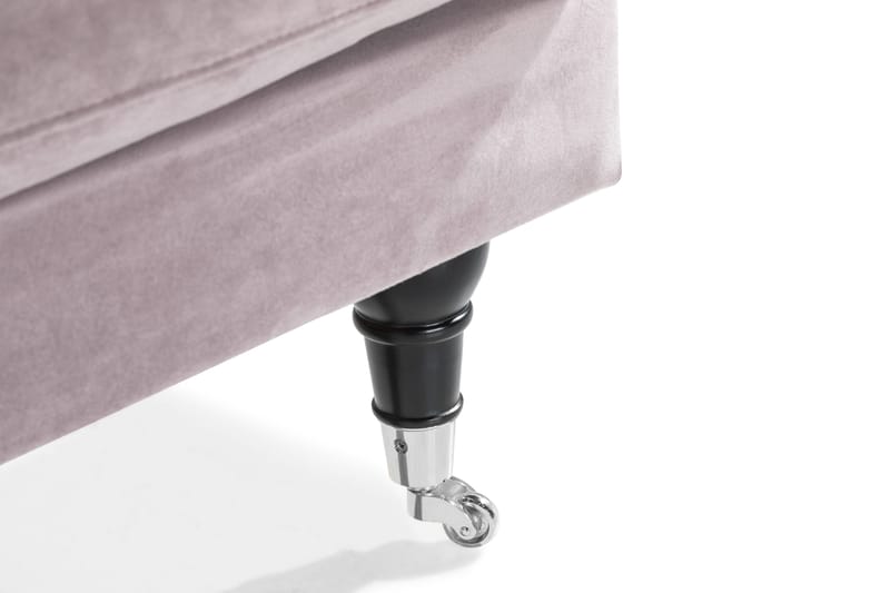 Andrew Loveseat Sammet - Lila/Krom - Möbler - Vardagsrum - Fåtöljer