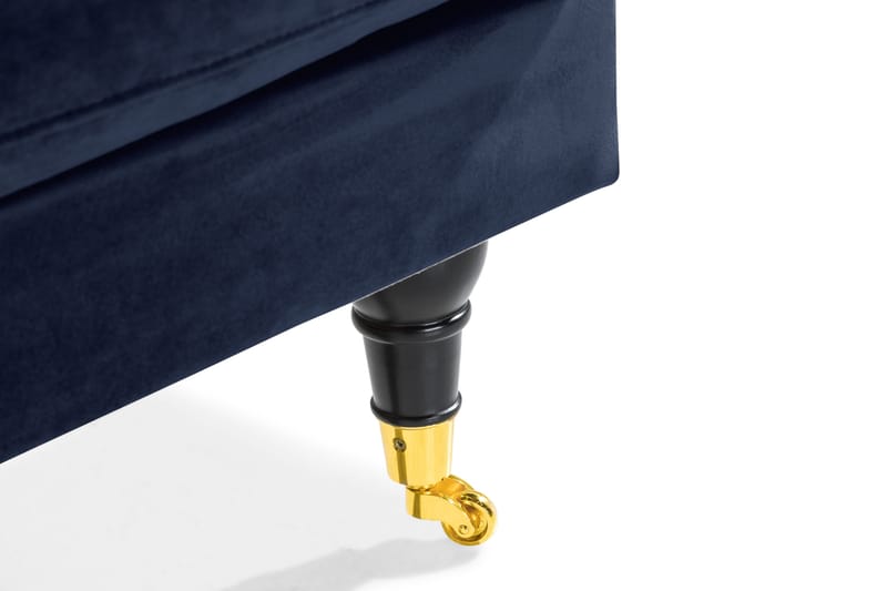 Andrew Loveseat Sammet - Midnattsblå/Mässing - Möbler - Vardagsrum - Fåtöljer