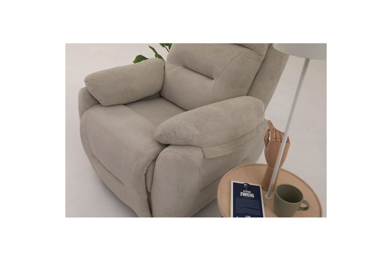 Angola Reclinerfåtölj Manuell - Krämvit - Möbler - Vardagsrum - Fåtöljer - Liggfåtöljer