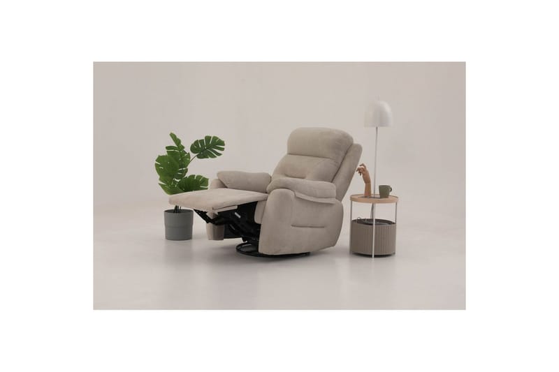Angola Reclinerfåtölj Manuell - Krämvit - Möbler - Vardagsrum - Fåtöljer - Liggfåtöljer