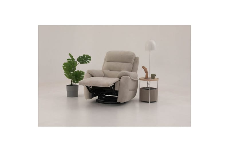 Angola Reclinerfåtölj Manuell - Krämvit - Möbler - Vardagsrum - Fåtöljer - Liggfåtöljer