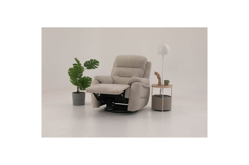 Angola Reclinerfåtölj Manuell - Krämvit - Möbler - Vardagsrum - Fåtöljer - Liggfåtöljer