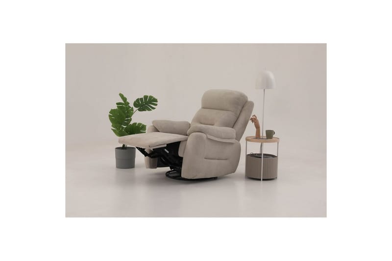 Angola Reclinerfåtölj Manuell - Krämvit - Möbler - Vardagsrum - Fåtöljer - Liggfåtöljer