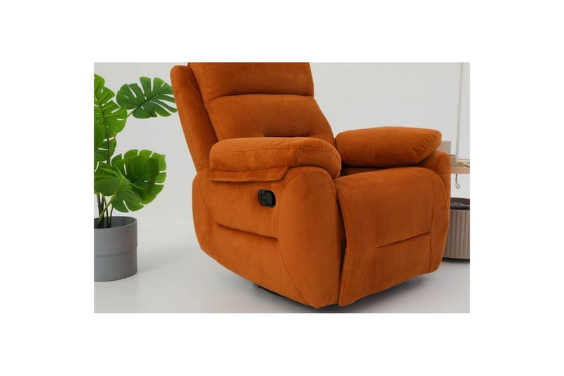 Angola Reclinerfåtölj Manuell - Röd - Möbler - Vardagsrum - Fåtöljer - Biofåtöljer & reclinerfåtöljer