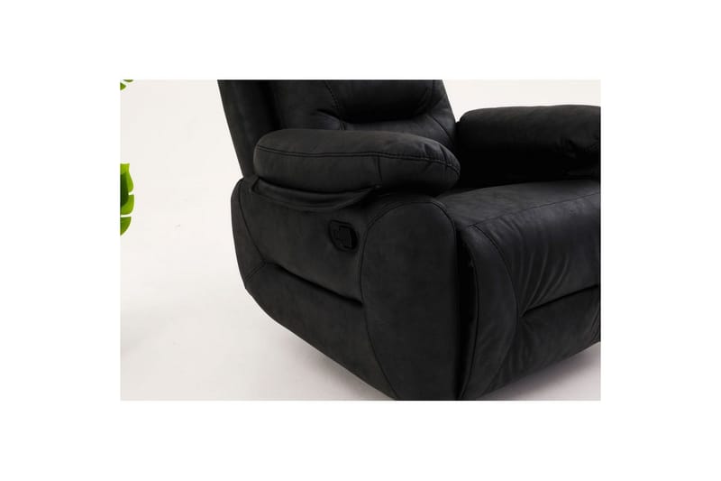 Angola Reclinerfåtölj Manuell - Svart - Möbler - Vardagsrum - Fåtöljer - Liggfåtöljer
