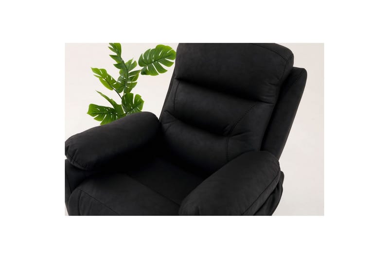 Angola Reclinerfåtölj Manuell - Svart - Möbler - Vardagsrum - Fåtöljer - Liggfåtöljer