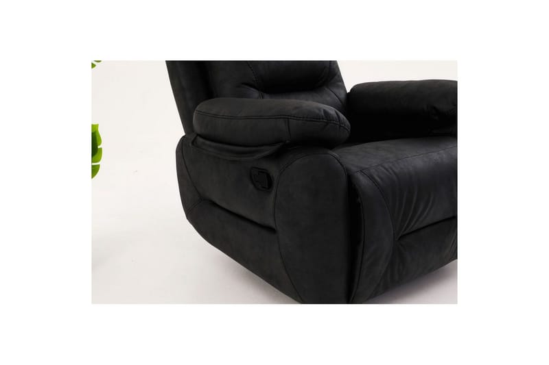 Angola Reclinerfåtölj Manuell - Svart - Möbler - Vardagsrum - Fåtöljer - Liggfåtöljer