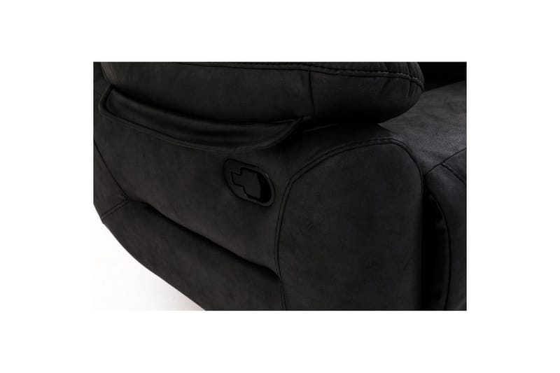 Angola Reclinerfåtölj Manuell - Svart - Möbler - Vardagsrum - Fåtöljer - Liggfåtöljer