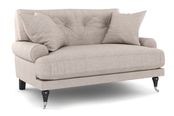 ANTHONY Loveseat Beige/Krom