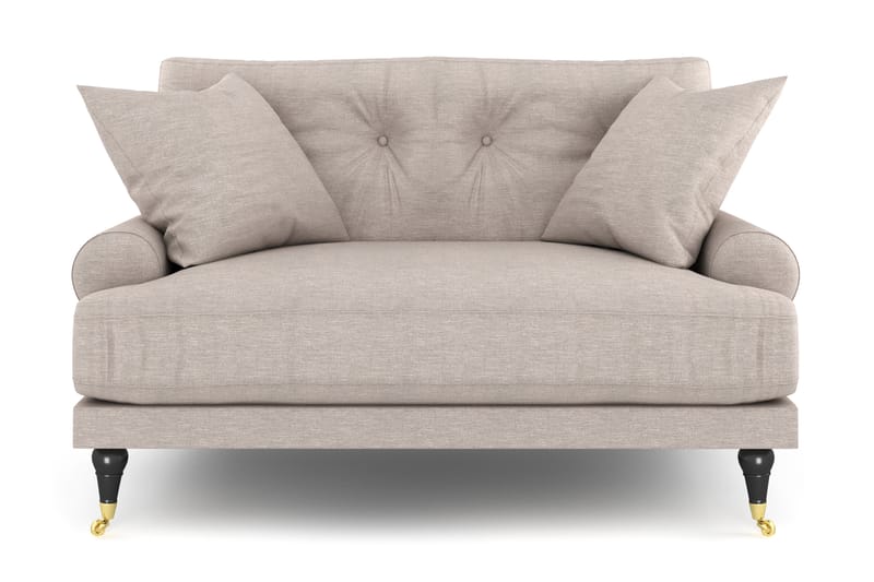ANTHONY Loveseat Beige/Mässing - Möbler - Vardagsrum - Fåtöljer
