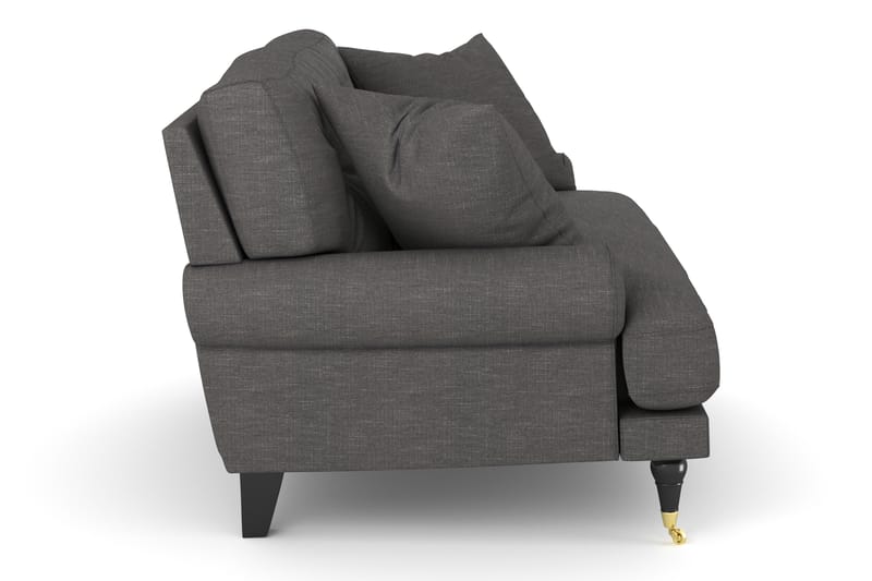 ANTHONY Loveseat Mörkgrå/Mässing - Möbler - Vardagsrum - Fåtöljer