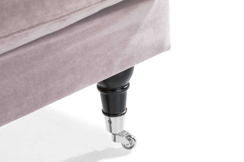 ANTHONY Loveseat Sammet Lila/Krom - Möbler - Vardagsrum - Fåtöljer