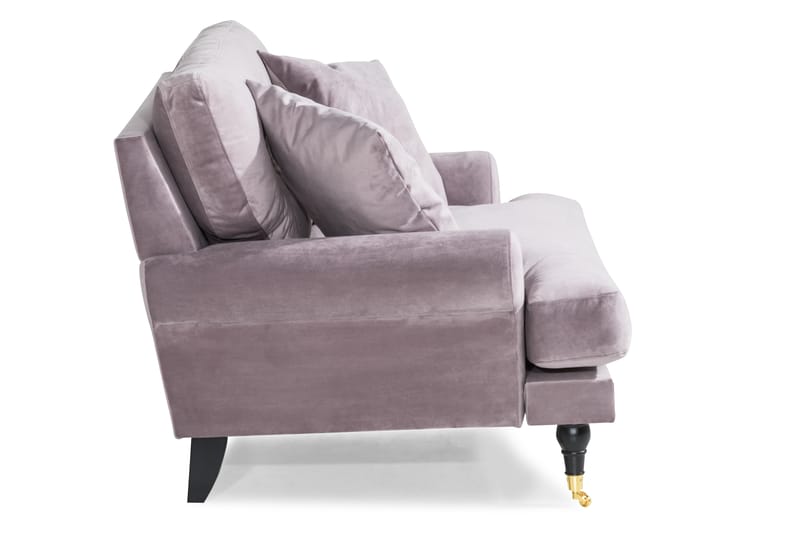 ANTHONY Loveseat Sammet Lila/Mässing - Möbler - Vardagsrum - Fåtöljer