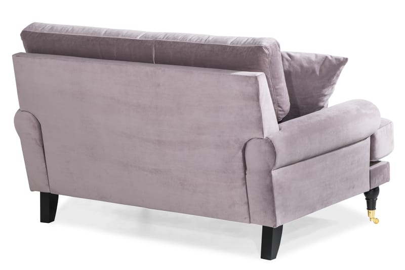 ANTHONY Loveseat Sammet Lila/Mässing - Möbler - Vardagsrum - Fåtöljer