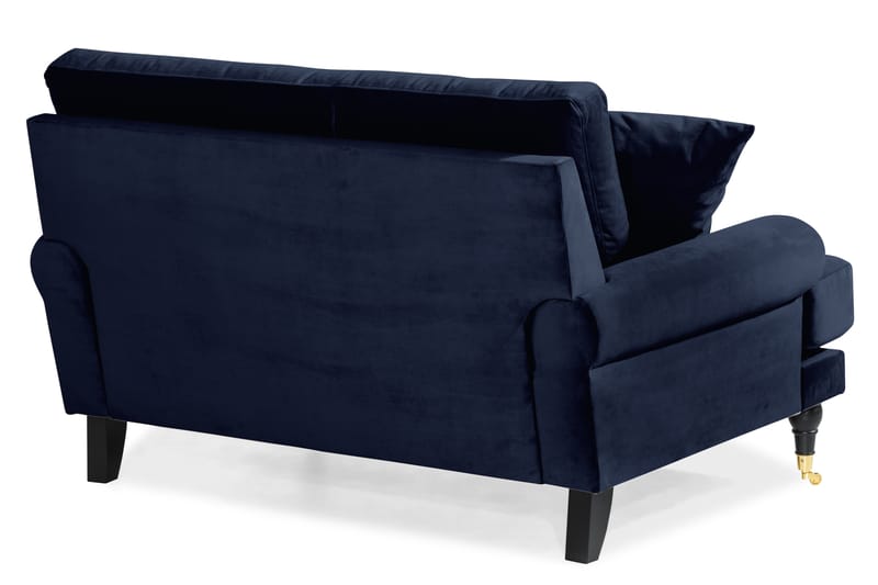 ANTHONY Loveseat Sammet Midnattsblå/Mässing - Möbler - Vardagsrum - Fåtöljer