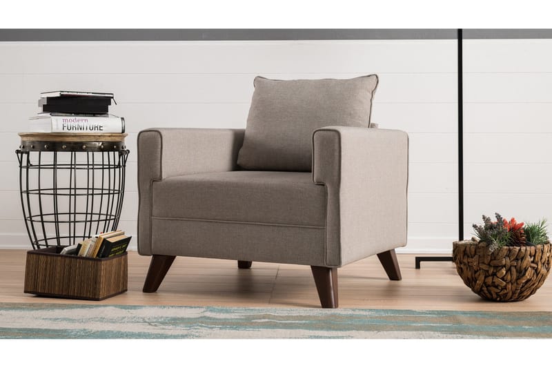 Antigua Fåtölj - Beige - Möbler - Vardagsrum - Fåtöljer