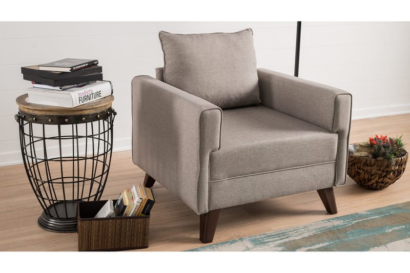 Antigua Fåtölj - Beige - Möbler - Vardagsrum - Fåtöljer