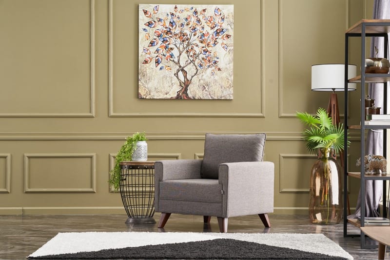 Antigua Fåtölj - Brun/Natur - Möbler - Vardagsrum - Fåtöljer