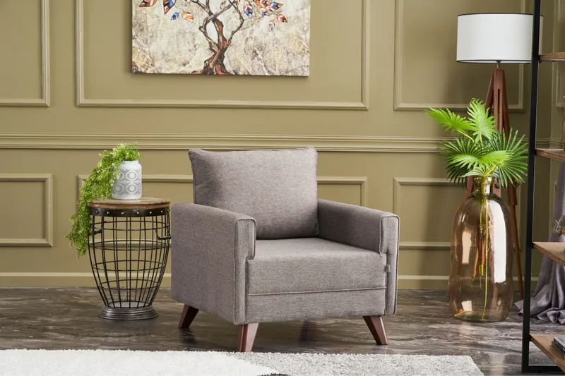 Antigua Fåtölj - Brun/Natur - Möbler - Vardagsrum - Fåtöljer