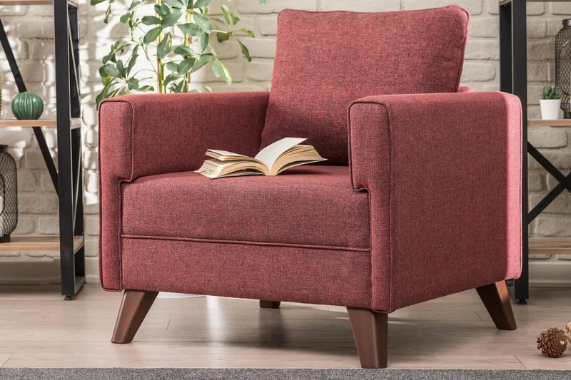 Antigua Fåtölj - Röd - Möbler - Vardagsrum - Fåtöljer