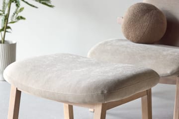 Armchair Rile Beige Fåtölj + Ottoman - Möbler - Vardagsrum - Fåtöljer - Fåtölj med fotpall