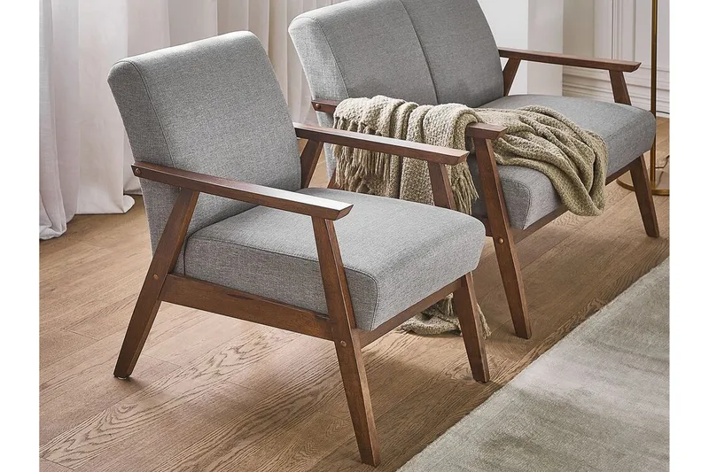 Asnes Fåtölj - Grå - Möbler - Vardagsrum - Fåtöljer