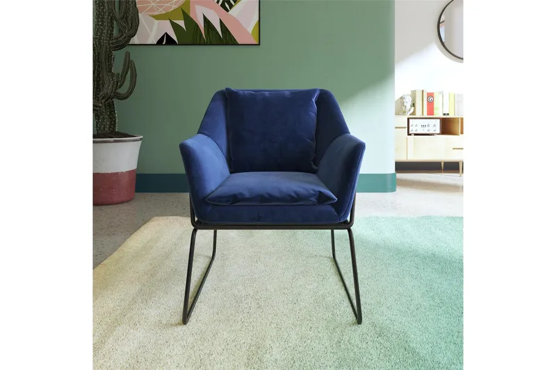 Avery Fåtölj Blå - Dorel Home - Möbler - Vardagsrum - Fåtöljer