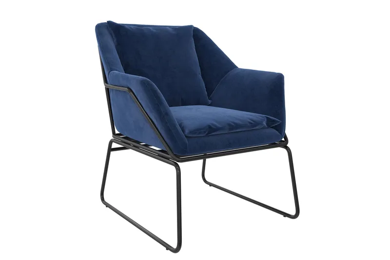 Avery Fåtölj Blå - Dorel Home - Möbler - Vardagsrum - Fåtöljer