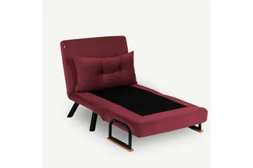 Alfredton Bäddfåtölj 175x60 cm - Röd - Möbler - Vardagsrum - Fåtöljer - Bäddfåtöljer