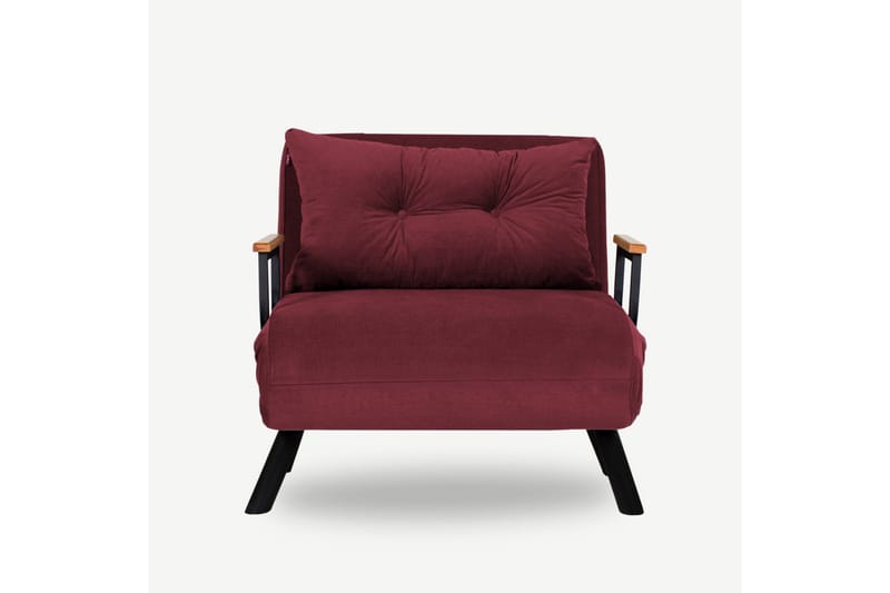 Alfredton Bäddfåtölj 175x60 cm - Röd - Möbler - Vardagsrum - Fåtöljer - Bäddfåtöljer