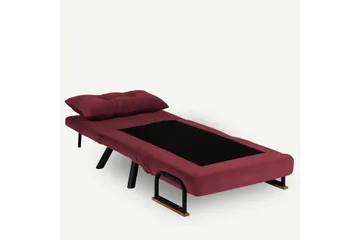 Alfredton Bäddfåtölj 175x60 cm - Röd - Möbler - Vardagsrum - Fåtöljer - Bäddfåtöljer