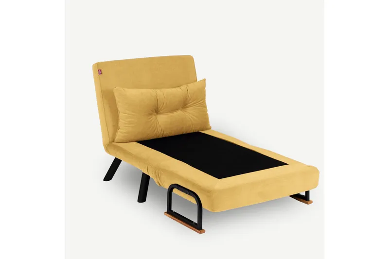 Alfredton Bäddfåtölj 175x60 cm - Senapsgul - Möbler - Vardagsrum - Fåtöljer - Bäddfåtöljer