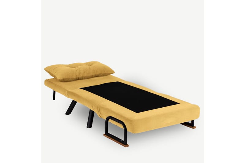 Alfredton Bäddfåtölj 175x60 cm - Senapsgul - Möbler - Vardagsrum - Fåtöljer - Bäddfåtöljer