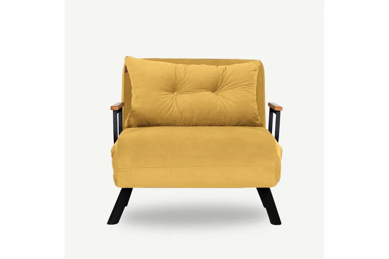 Alfredton Bäddfåtölj 175x60 cm - Senapsgul - Möbler - Vardagsrum - Fåtöljer - Bäddfåtöljer